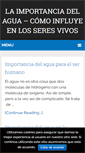 Mobile Screenshot of importanciadelagua.biz